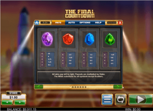 the final countdown slot high paying icons