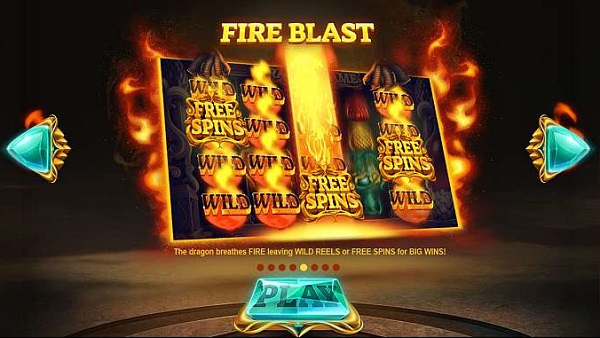 dragons fire slot bonus wild reels