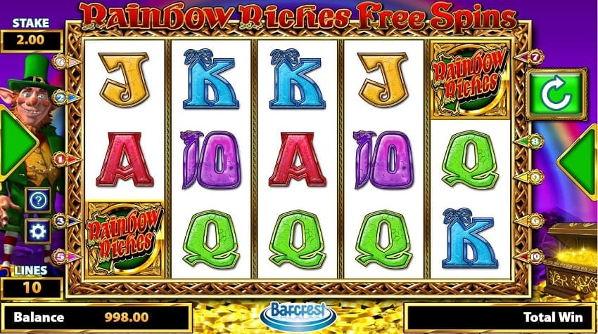 rainbow riches free spins slot